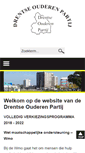 Mobile Screenshot of drentseouderenpartij.nl
